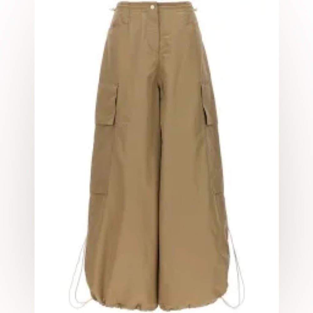 Palm Angels Parachute Pants Tan Brown Size 44 NWT RARE